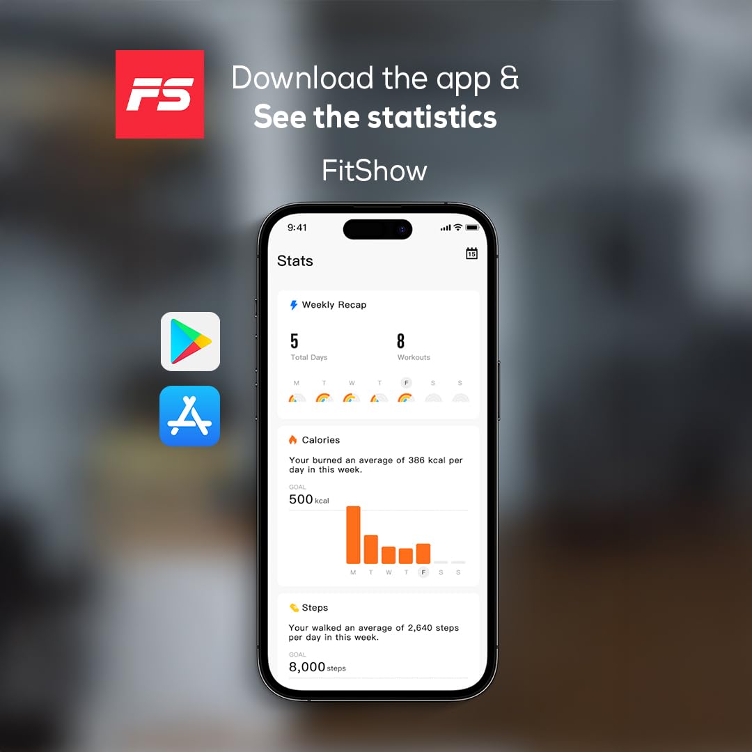 Walking Pad Treadmills for Home Foldable, FitShow App Stats View, Bluetooth Speaker,0,75 HP Quiet Engine 300 lbs Capacity, Running Machines Home for Heavy People, Under Desk Treadmill with Handle