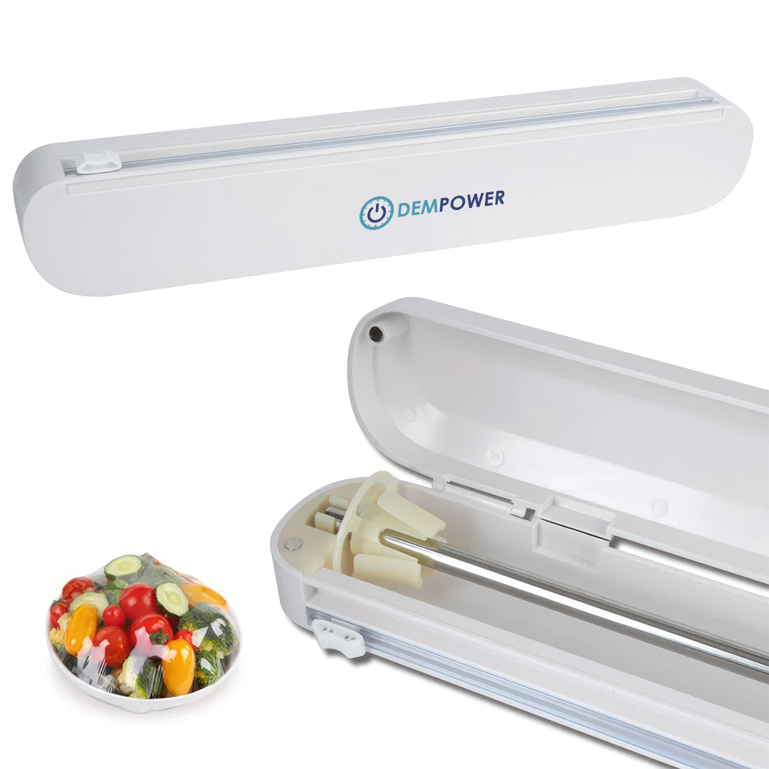 Cling Film Cutting Machine Dispenser Cutter Kitchen Foil Food Plastic Holder Food Wrap