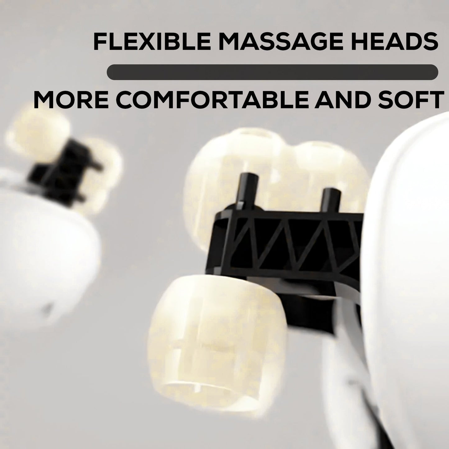 Handheld Rechargeable Neck Massager Providing Human Hand Feel