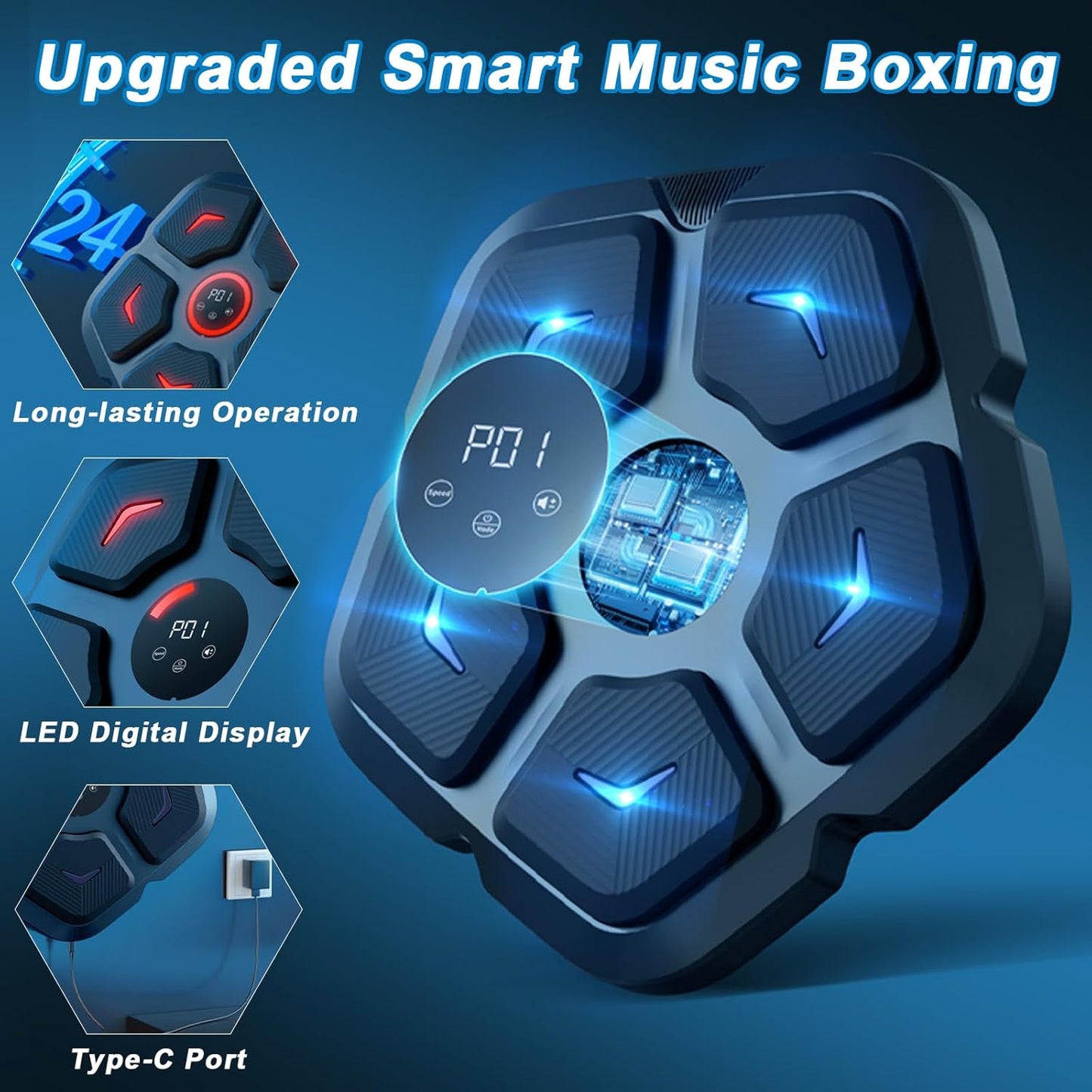 Smart Boxing Training Pad – Portable Fitness Tool for Speed & Agility Training
