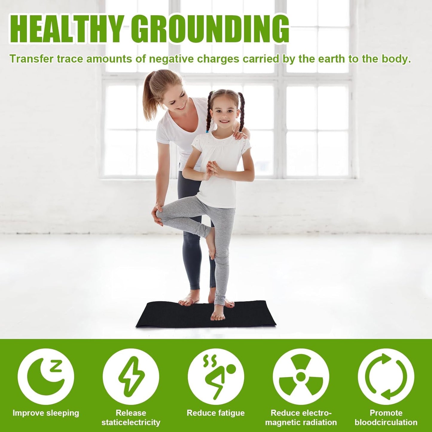 Portable Grounding Mat – Reduce Stress, Improve Sleep & Boost Wellness Anywhere