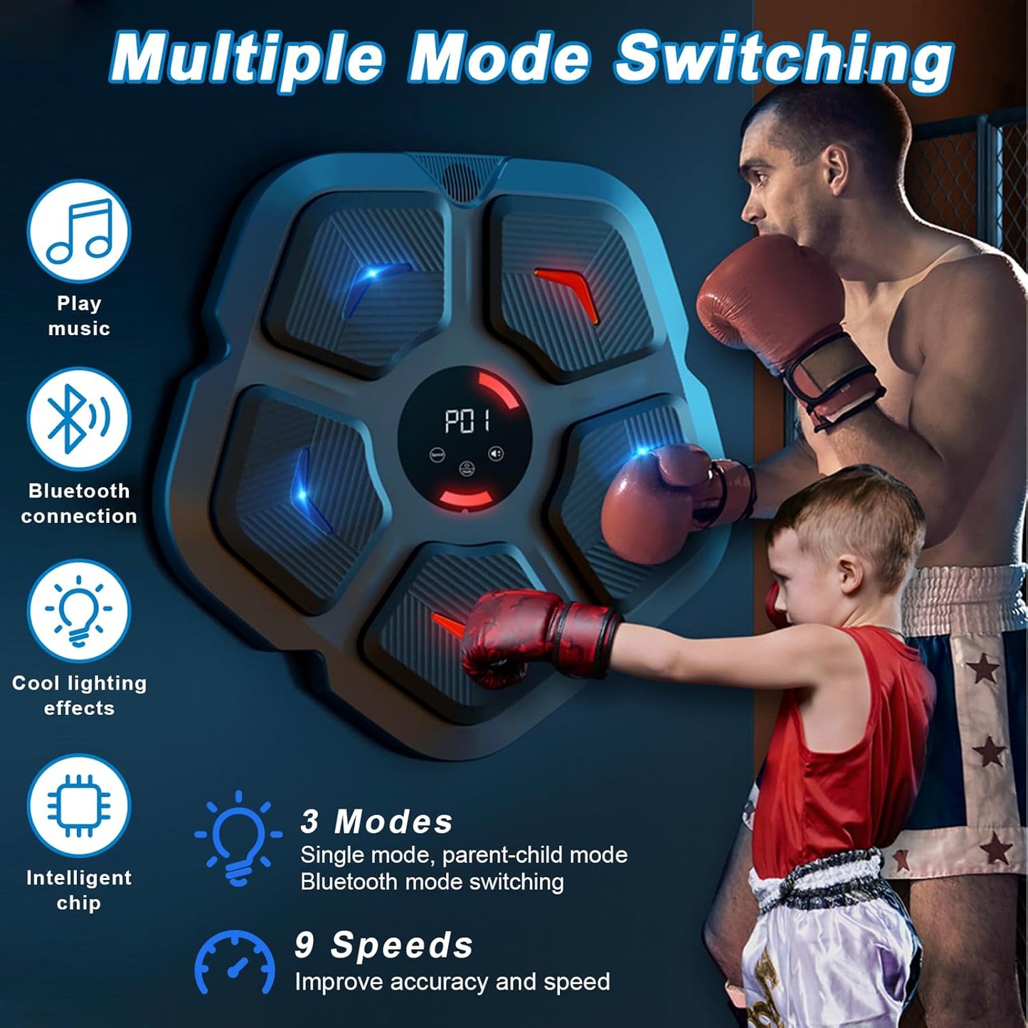 Smart Boxing Training Pad – Portable Fitness Tool for Speed & Agility Training