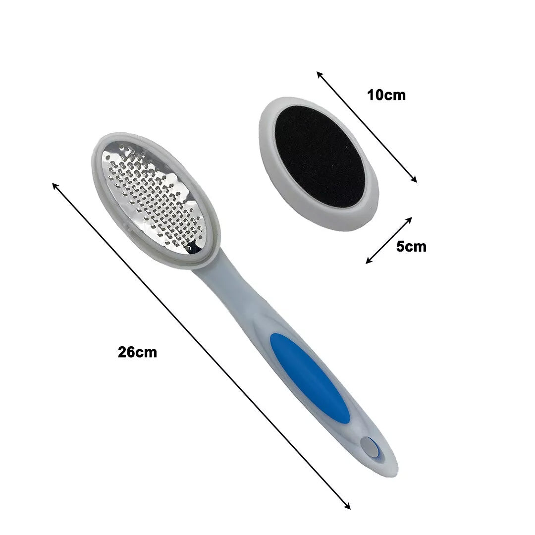 Foot Care Set – Callus Remover, Heel File & Ergonomic Handle bu nasıl