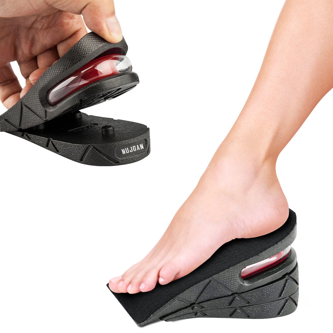 Comfortable 6 CM Height Increasing Shoe Insole for All-Day Use