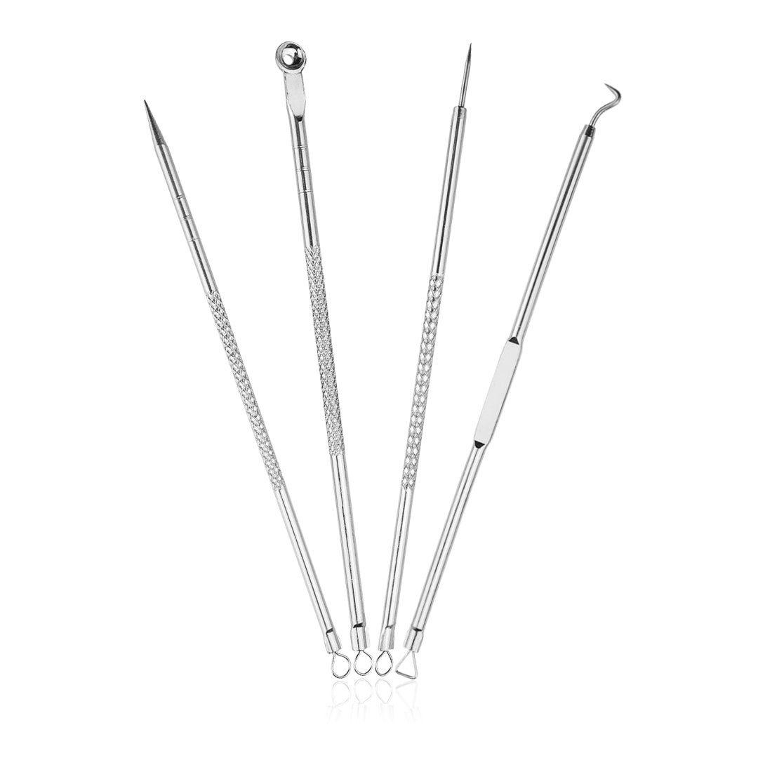 4 PCS Stainless Steel Blackhead Remover Comedone Set