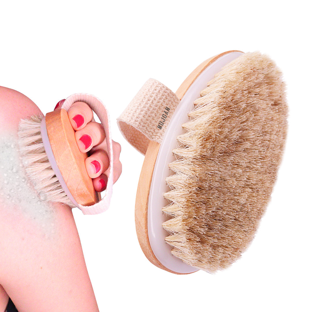 Natural Bamboo Body Brush for Smooth Skin