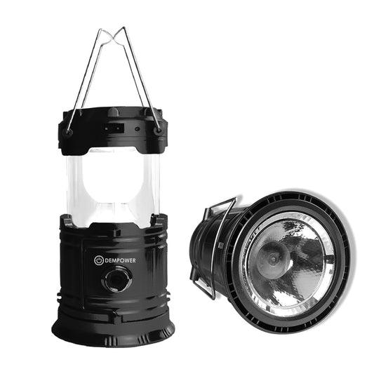 Powerbank Function Solar Camping Lantern (Black)