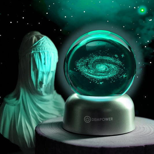 Milky Way Galaxy Sphere with LED Lighting