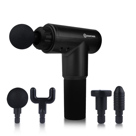 Electronic Handheld Massage Gun Device with Handle – Black