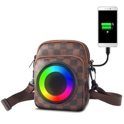 Bluetooth Speaker Bag – LED Lights, USB Power & 2500mAh Battery