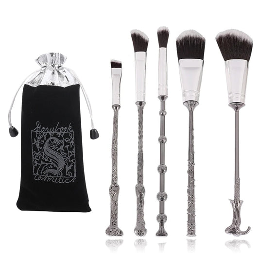 5 PCS Metallic Colour Magic Wand Brush Set