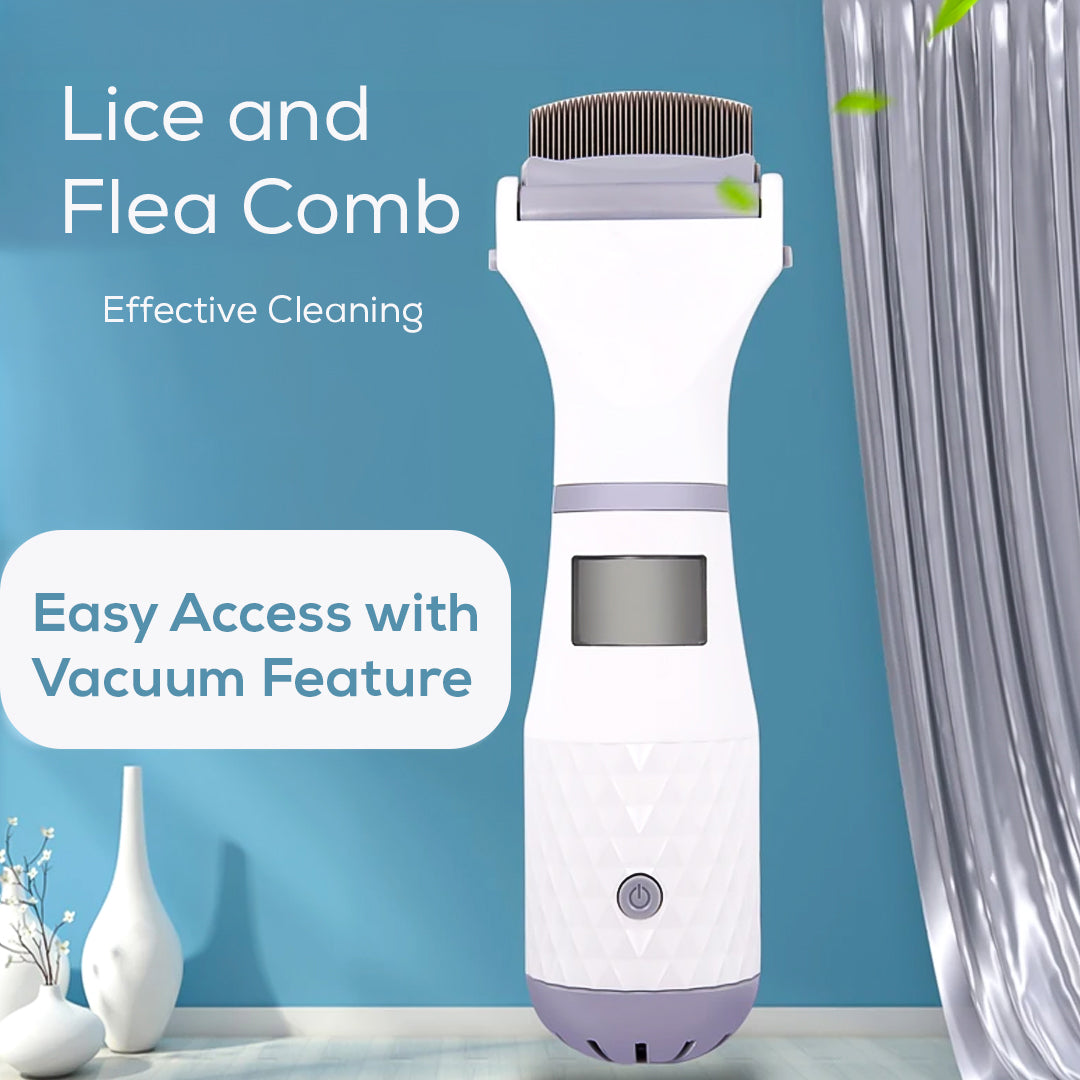 Electric Lice & Flea Comb for Humans & Pets – Chemical-Free & Safe
