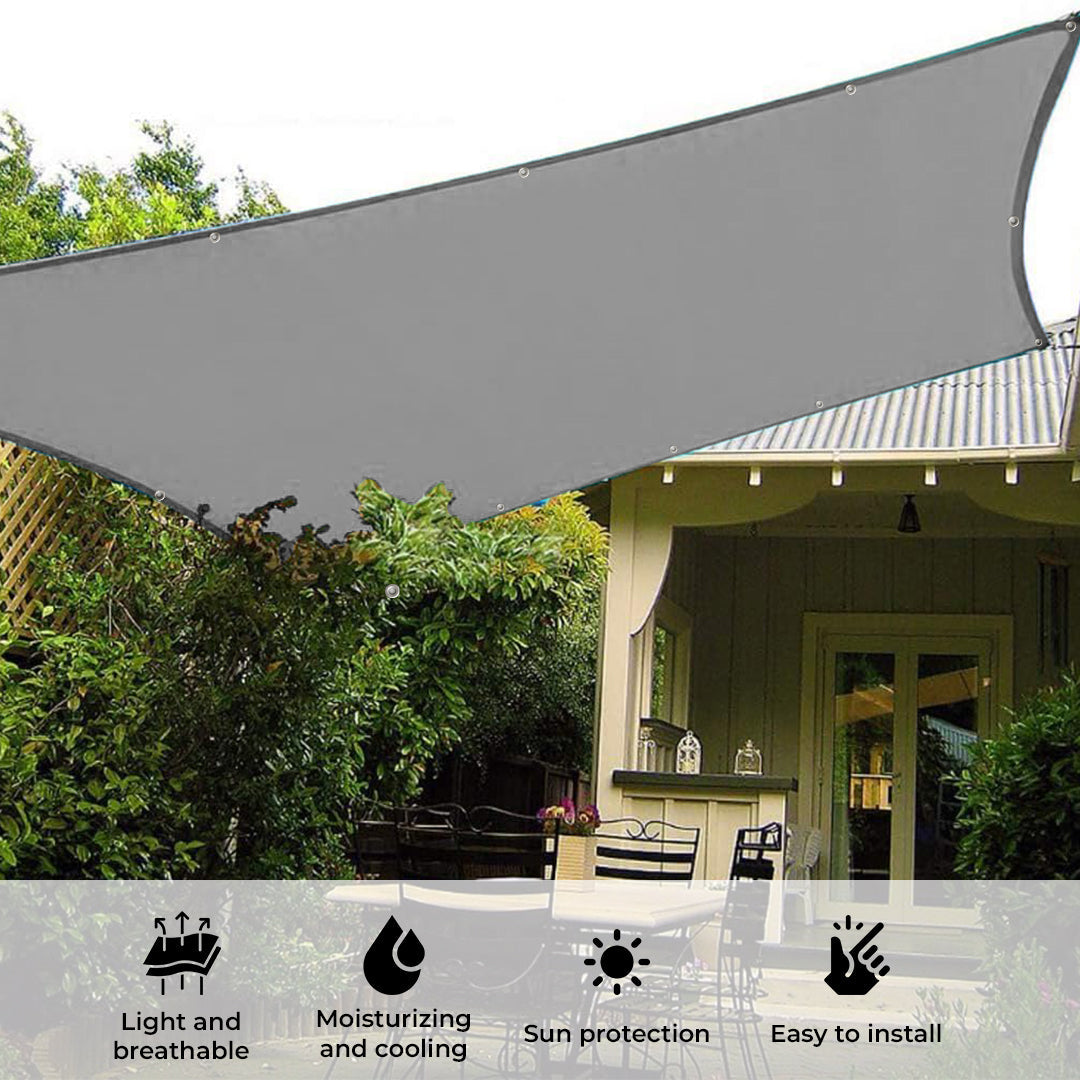 Durable and Stylish Shade Sail - Maximum Comfort with 95% UV Protection
