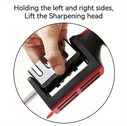 3-Stage Kitchen Knife Sharpener – Professional Sharpening Tool with Non-Slip Handle