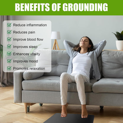 Portable Grounding Mat – Reduce Stress, Improve Sleep & Boost Wellness Anywhere