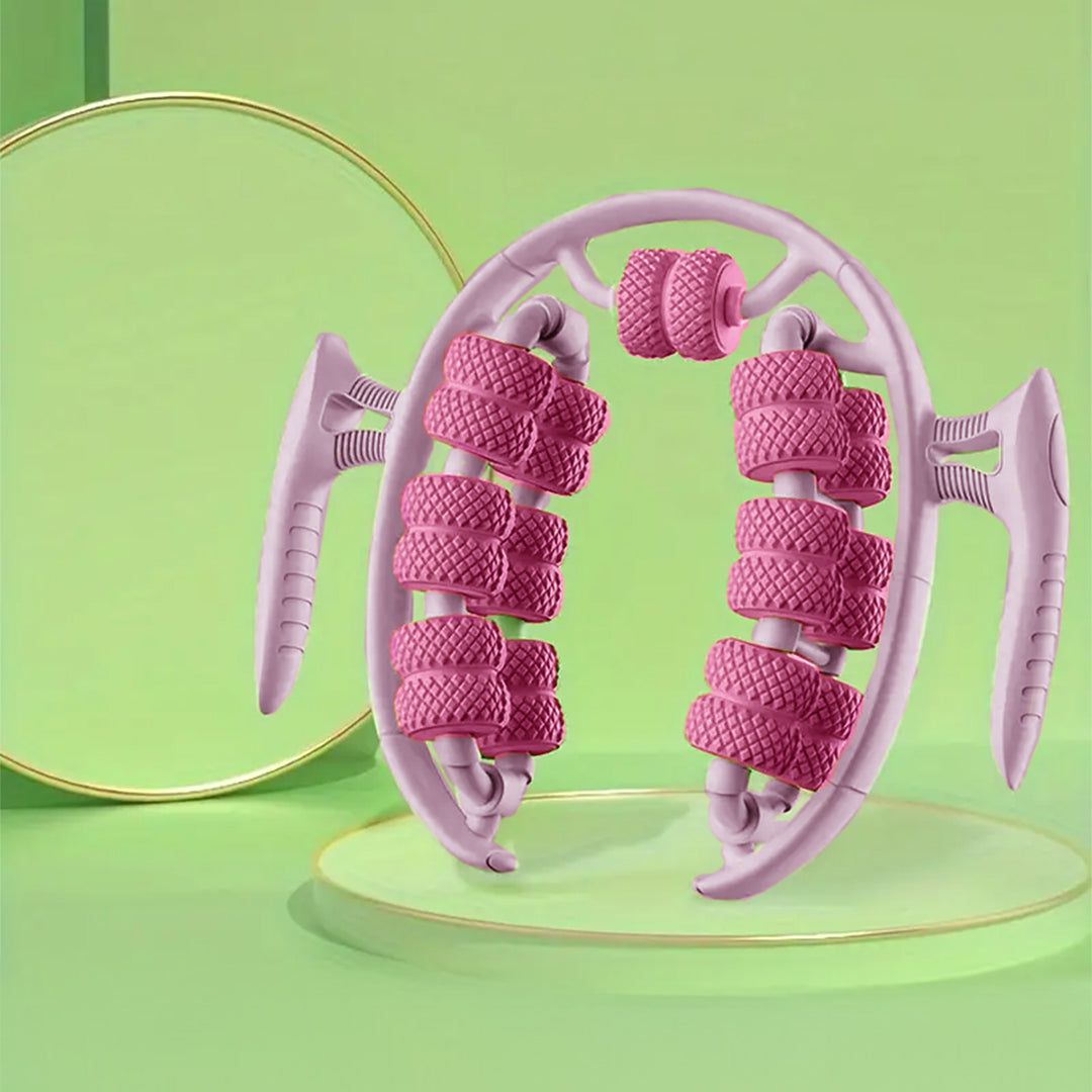 Adjustable Full Body Massage Roller – 13 Wheel Anti-Cellulite Massager for Legs, Arms & Thighs