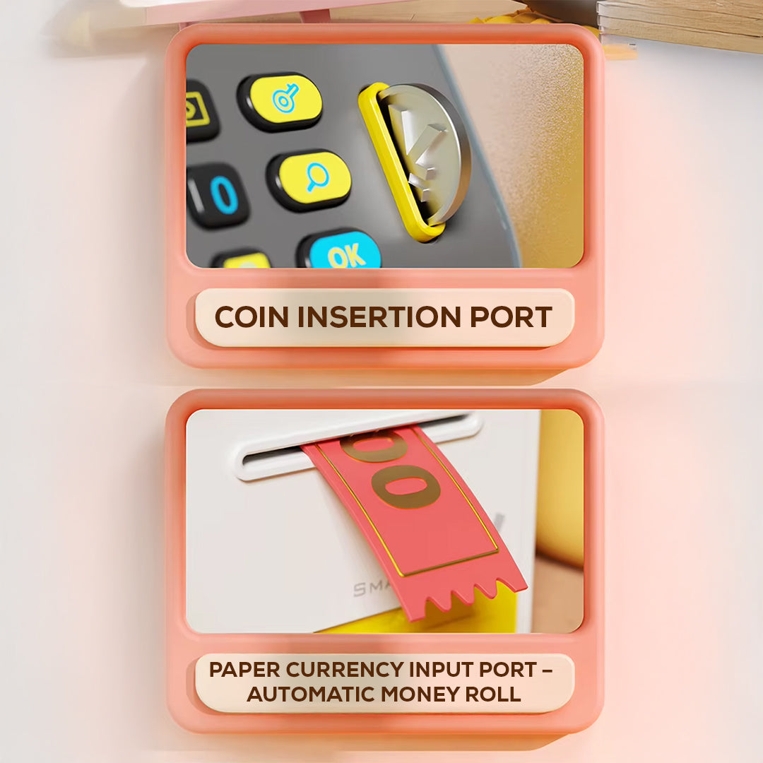 Smart Coin Bank with Password Lock – Decorative Savings Box with Voice Guide