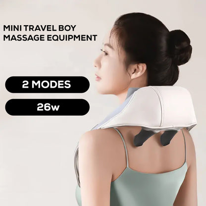 Handheld Rechargeable Neck Massager Providing Human Hand Feel