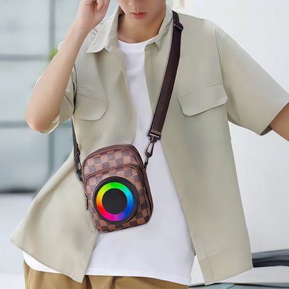 Bluetooth Speaker Bag – LED Lights, USB Power & 2500mAh Battery