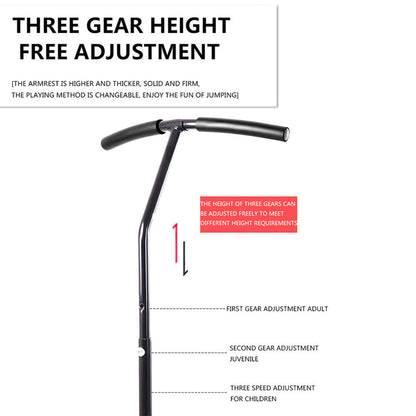 Durable Hexagonal Fitness Trampoline with Adjustable Handle – Ideal for Fun and Safe Home Workouts