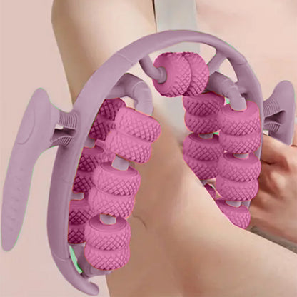 Adjustable Full Body Massage Roller – 13 Wheel Anti-Cellulite Massager for Legs, Arms & Thighs