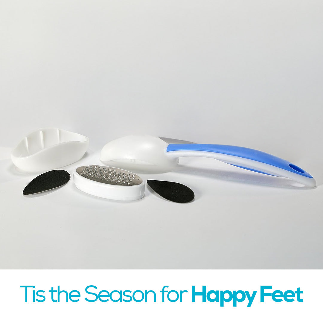 Foot Care Set – Callus Remover, Heel File & Ergonomic Handle bu nasıl