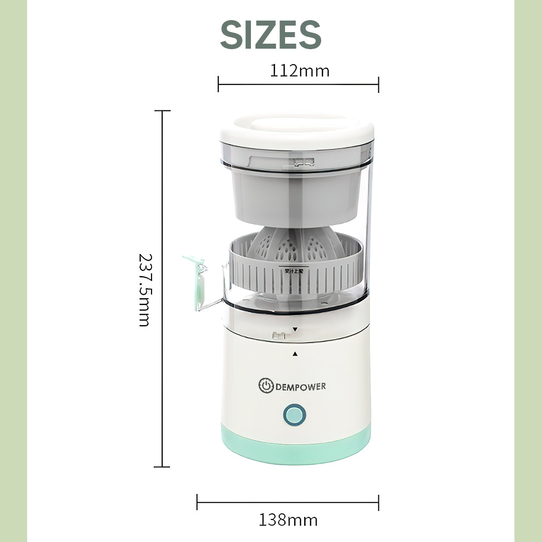 Compact Wireless Juicer – Rechargeable, Powerful Motor & Effortless Cleaning