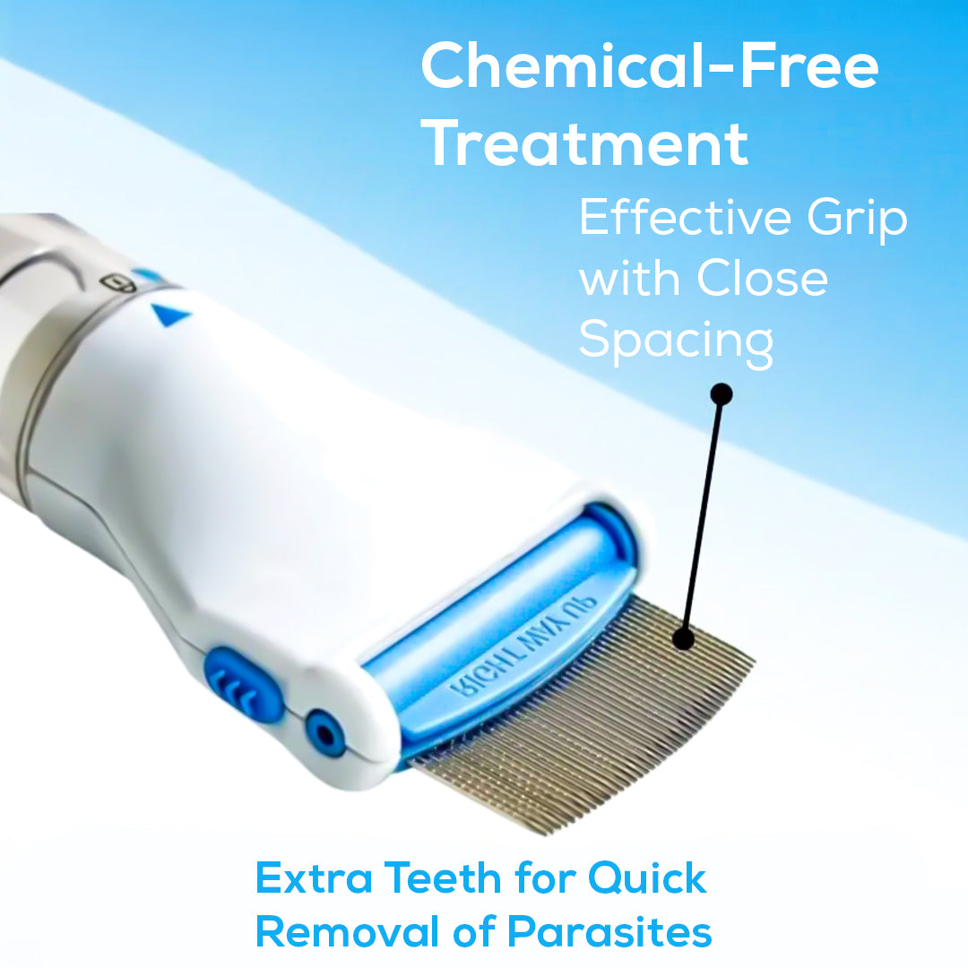 Electric Lice & Flea Comb for Humans & Pets – Chemical-Free & Safe