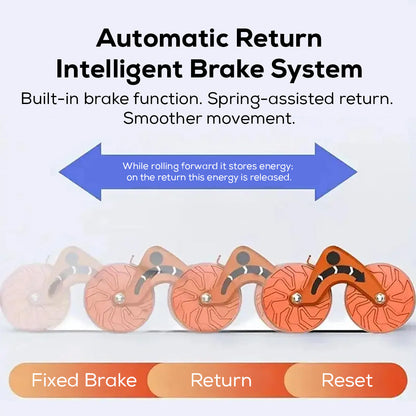 Ab Roller with Elbow Support and Digital Counter – Abs, Arms, Back and Chest Exercise Equipment