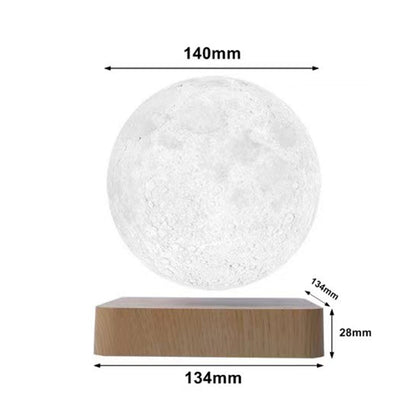 Magnetic Levitating Moon Lamp – Stylish Design with 3 Light Modes and Wooden Base