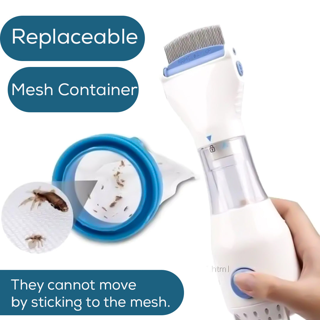 Electric Lice & Flea Comb for Humans & Pets – Chemical-Free & Safe