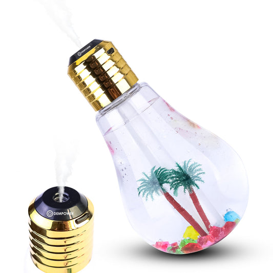 Portable LED Night Lamp with USB Mist Function – Compact Design for Bedroom or Office
