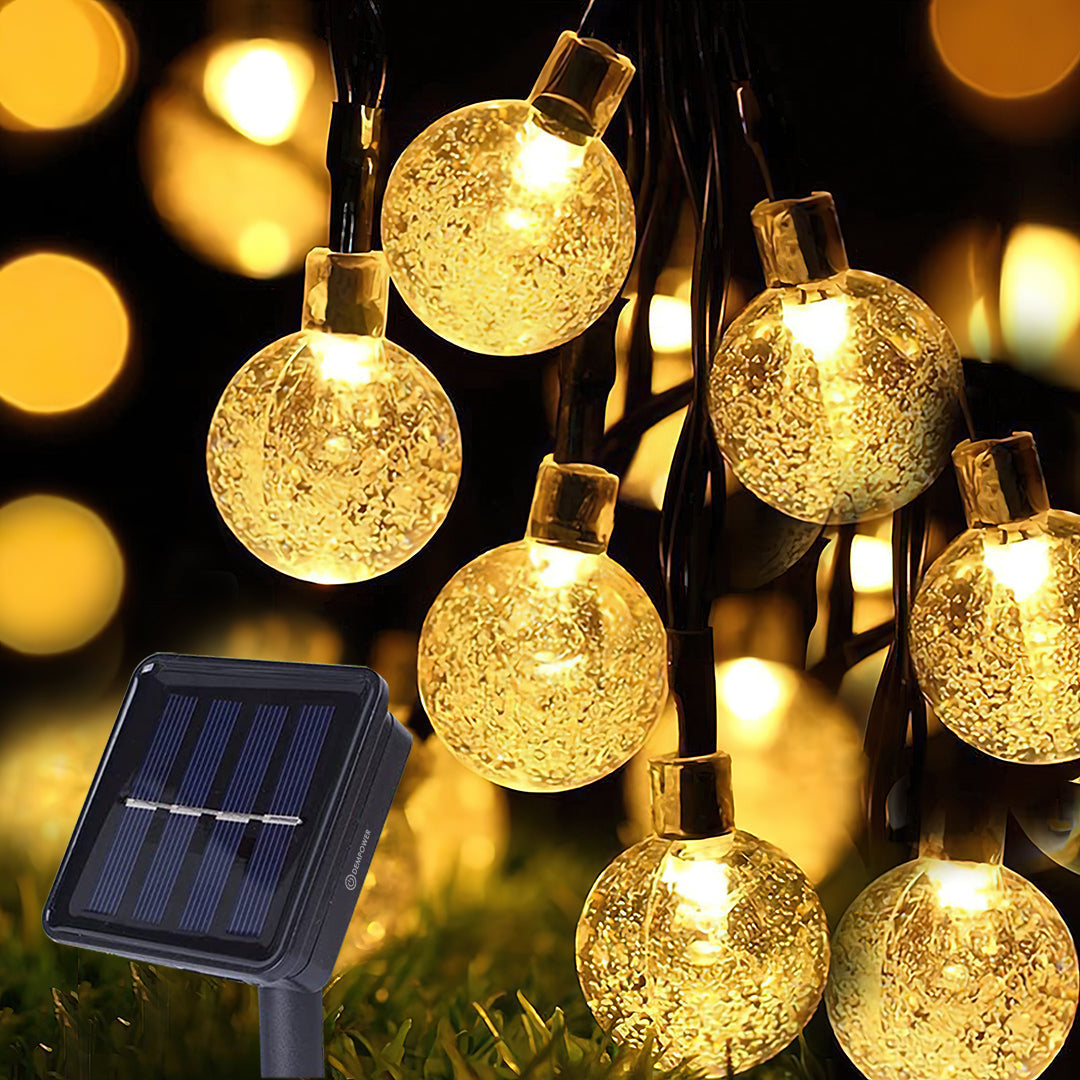 100 Leds Waterproof Solar Garden Lights (Warm White)