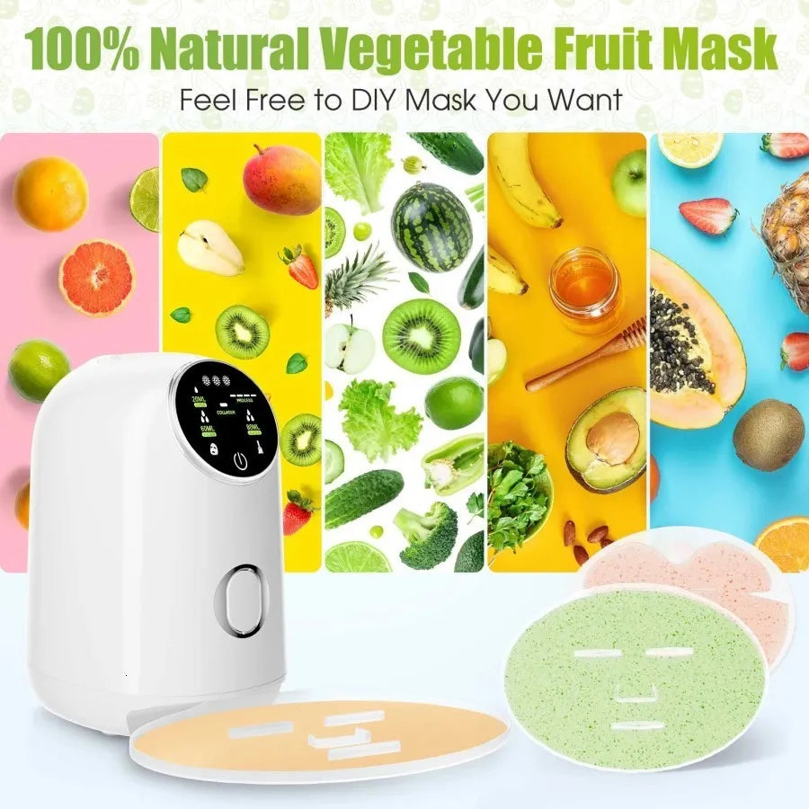 Natural Face Mask Maker Machine – Fresh Fruit & Herbal DIY Facial Mask Creator for At-Home Spa Care