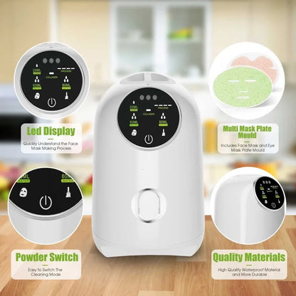 Natural Face Mask Maker Machine – Fresh Fruit & Herbal DIY Facial Mask Creator for At-Home Spa Care